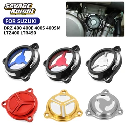 Engine Oil Filters Cover For SUZUKI DRZ 400 S E SM DRZ400SM 2005-2024 DRZ 400E 400S DR-Z400 DR Z400 Motorcycle Accessories Cap