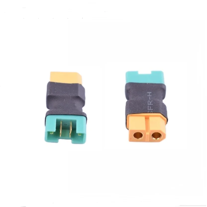 2 PcsXT60 Male Female to Deans Mini Tamiya XT30 Tamiya MPX Male Female Connector Plug Adapter for RC Model Battery ESC