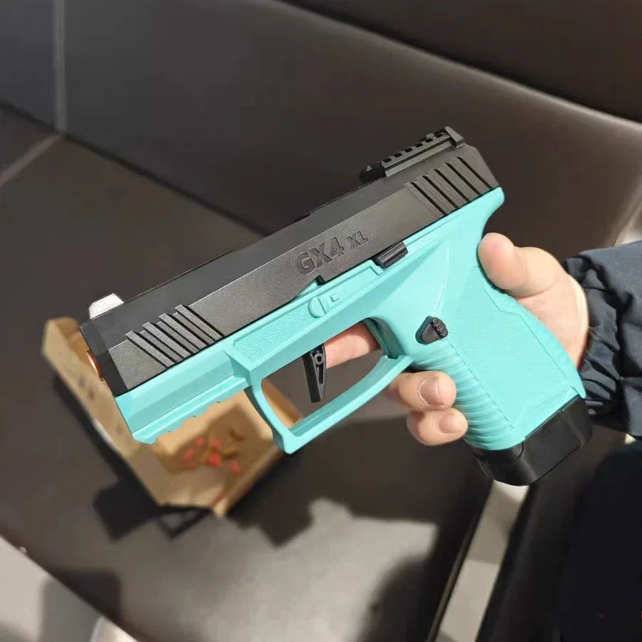 교육 미니 장난감 총 Gx4 연속 발사 쉘 던지기 총 소프트 총알 발사기 블로우 백 Airsoft 작은 권총 어린이 선물