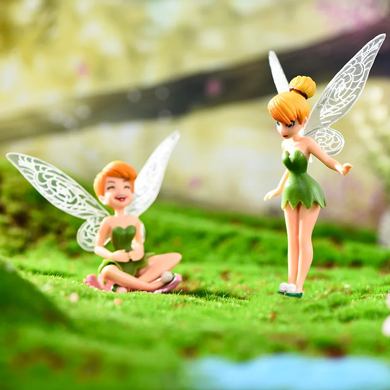 Flower Fairy Flying Wing Family Miniature Artificial Garden Decoration Home Decoration Crafts Succulents Decoration Figurines