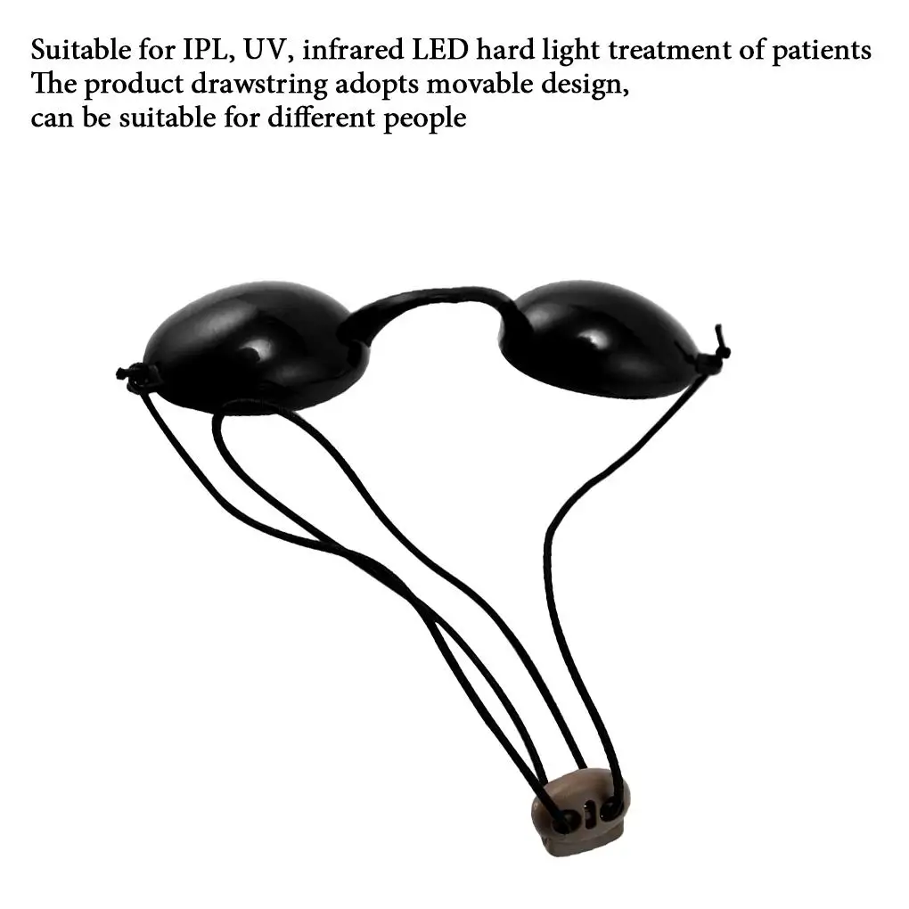 Parche ocular de protección UV, gafas de seguridad para Spa curtido, con cuerda ajustable