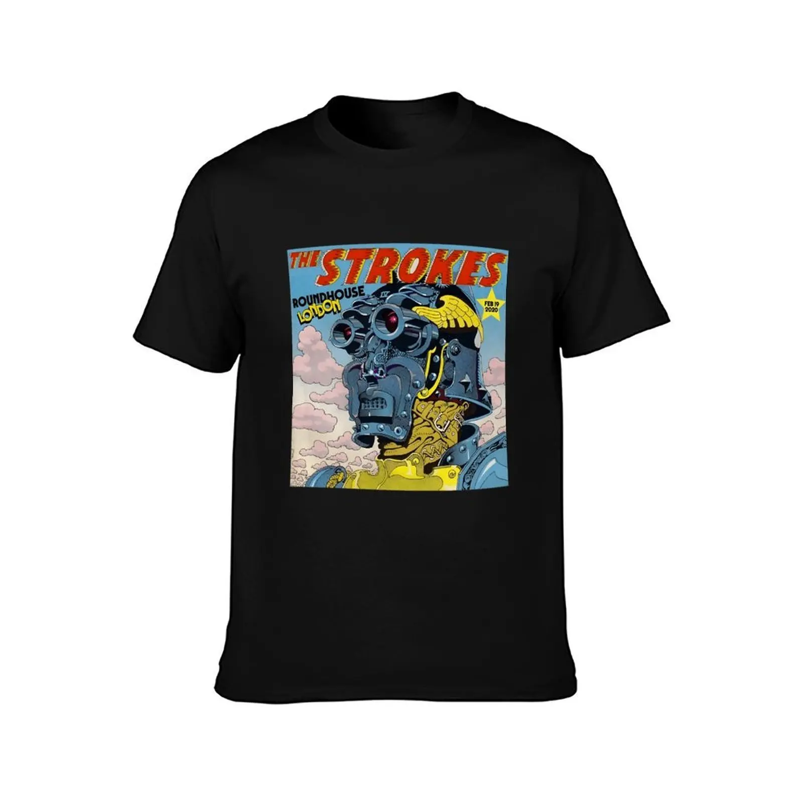Roundhouse the london Classic T-Shirt Minimalist Casual Short Sleeve Top T-Shirt