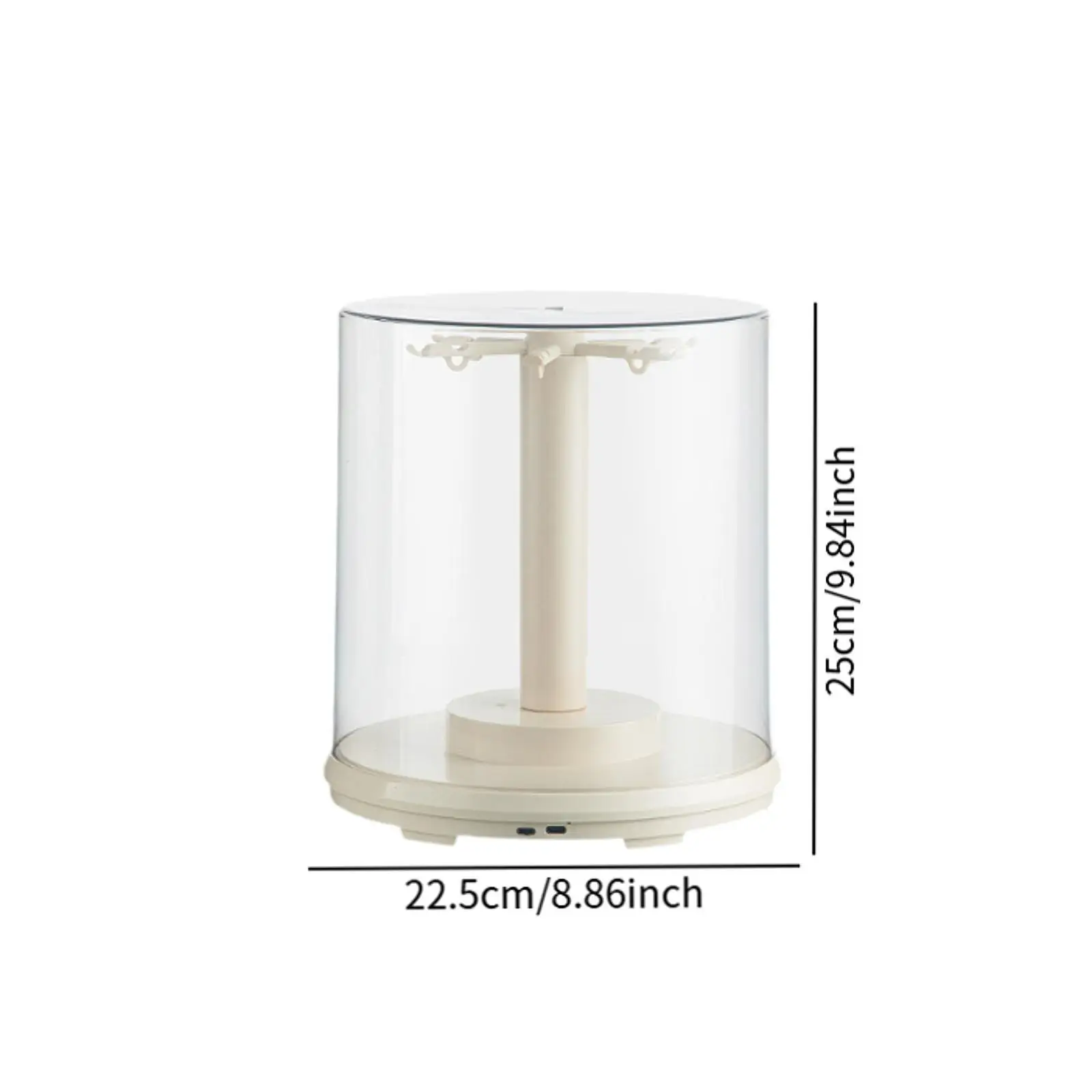 Vetrina per figurine con musica rotante per action figure e