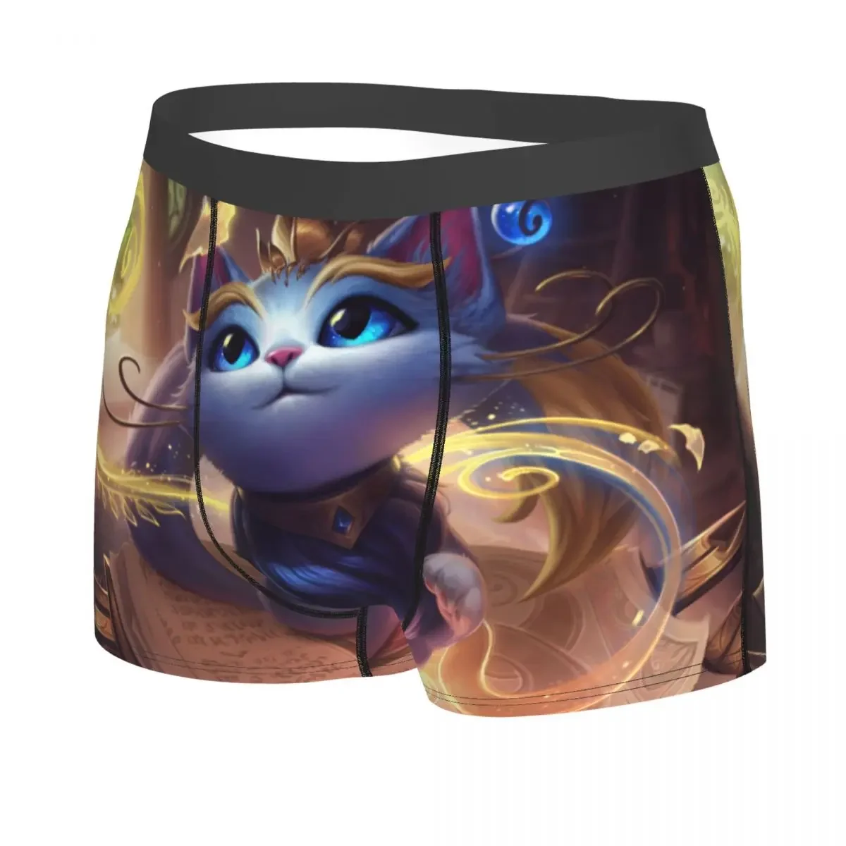 League Battle Game Legends Underwear Men Stretch Yuumi Magical Cat Boxer Briefs Shorts Panties Soft Sexy Underpants For Homme