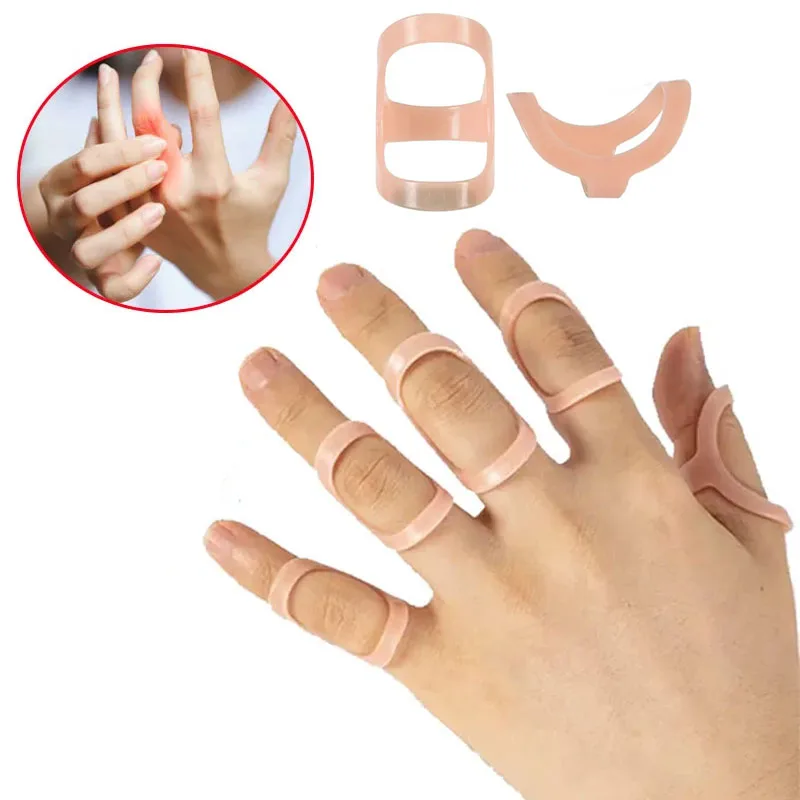 

3/5PCS Finger Splint Bracket Protector Straightening Arthritis Finger Splint Fixed Adjustable Broken Finger Joint Stabilizer