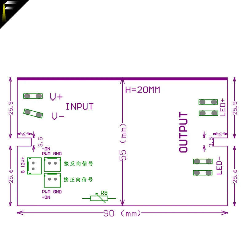 300W-PWM Dimming Constant Current Driver