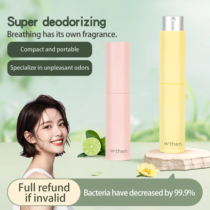 2 Piezas de Spray Bucal Portátil de 10 ml, Refrescante de Aliento, Desodorante Esencial para Citas, Hogar y Fiestas, para una Frescura General