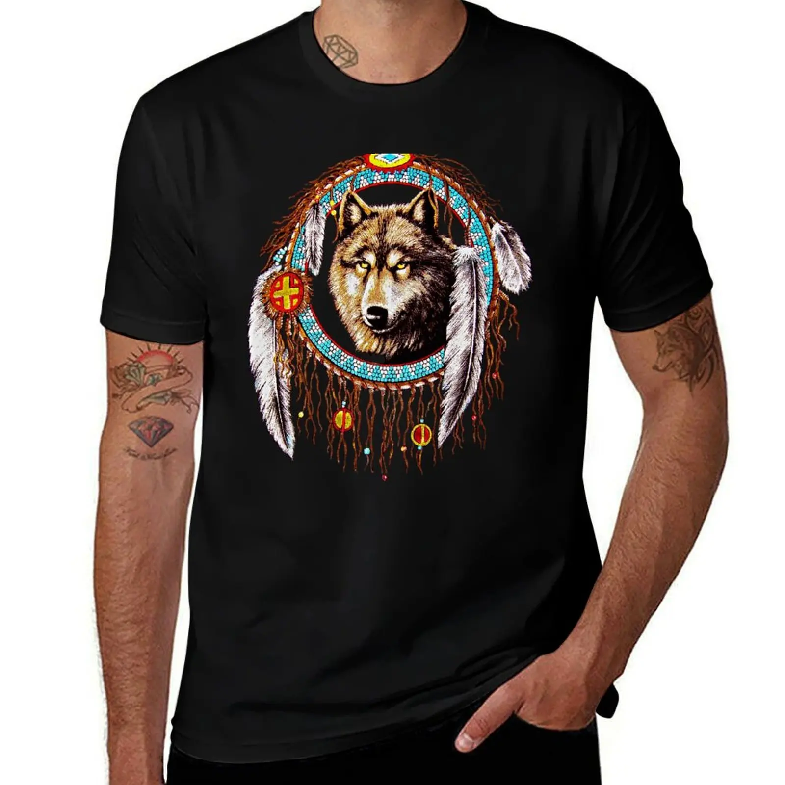 

Wolf Dreamcatchers T-Shirt Lightweight Hiking T-Shirt