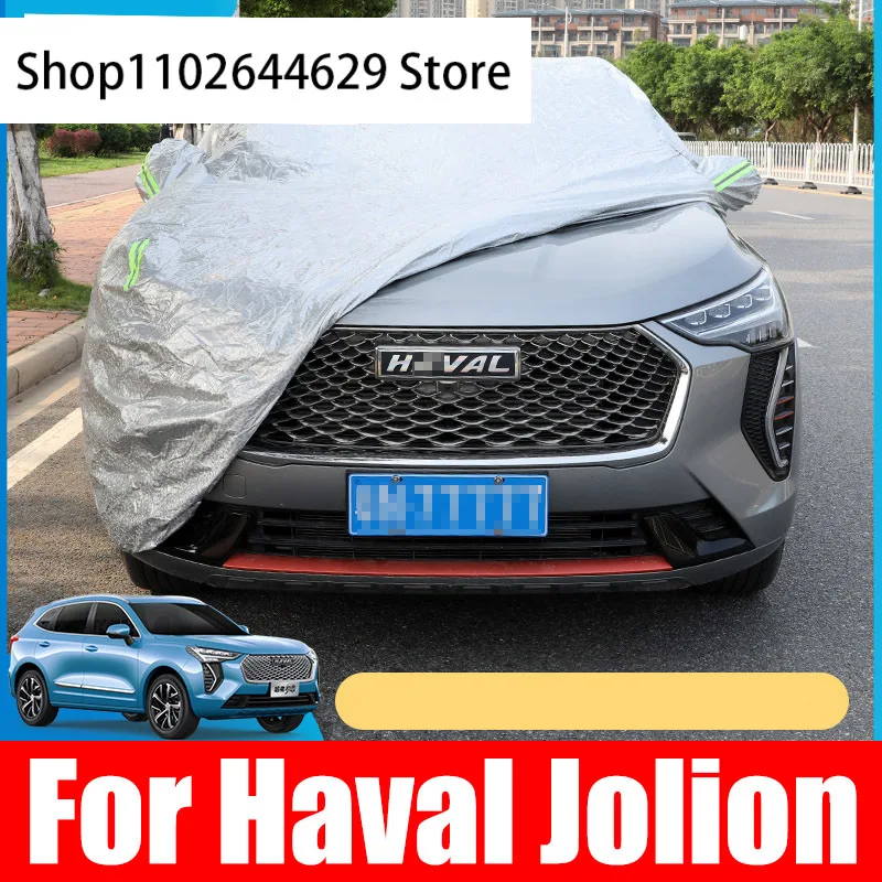 

For Haval Jolion 2021 2022 2023 Waterproof Car Covers Outdoor Sun Protection Exterior Auto Reflector Anti Rain Snow Dust Cover