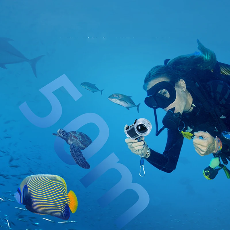 Invisible Dive Case 50M Waterproof Housing Cover Underwater Diving Box Shell Protect Frame For Insta360 X4 Camera Accessories