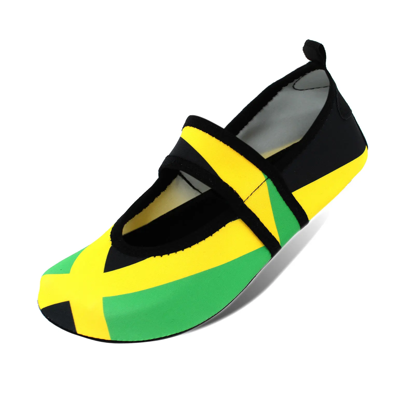 Water Shoes for Women Quick Dry Swim Beach Shoes Footwear for Sport Travel Dance Outdoor Surfing Yoga Exercise Jamaica Flag