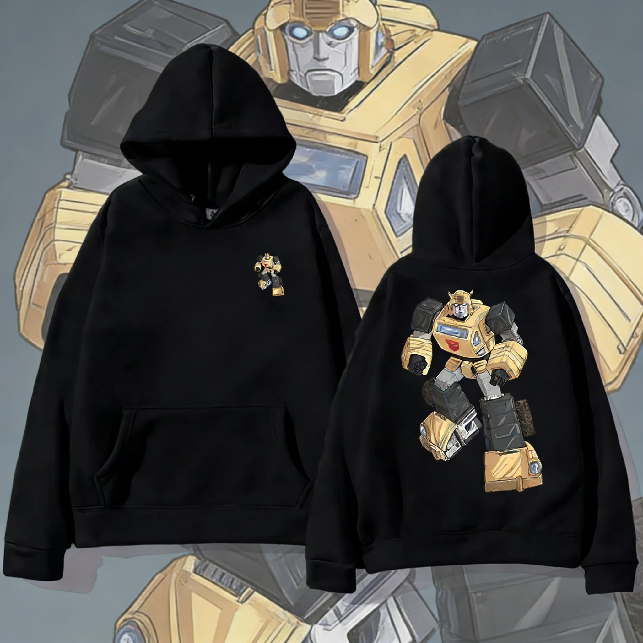 

Transformers 2025-26 Autumn/Winter Autobots Graphic 100% Cotton Print Hasbro Brand Unisex Children Hoodie Casual Breathable Y2k.