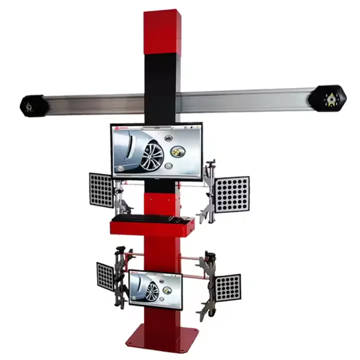 Karjoys KJ-V6 3D Wheel Alignment Balancer Machine CE Certified Automatic Double Screens Car Alignment Equipment 13 Months