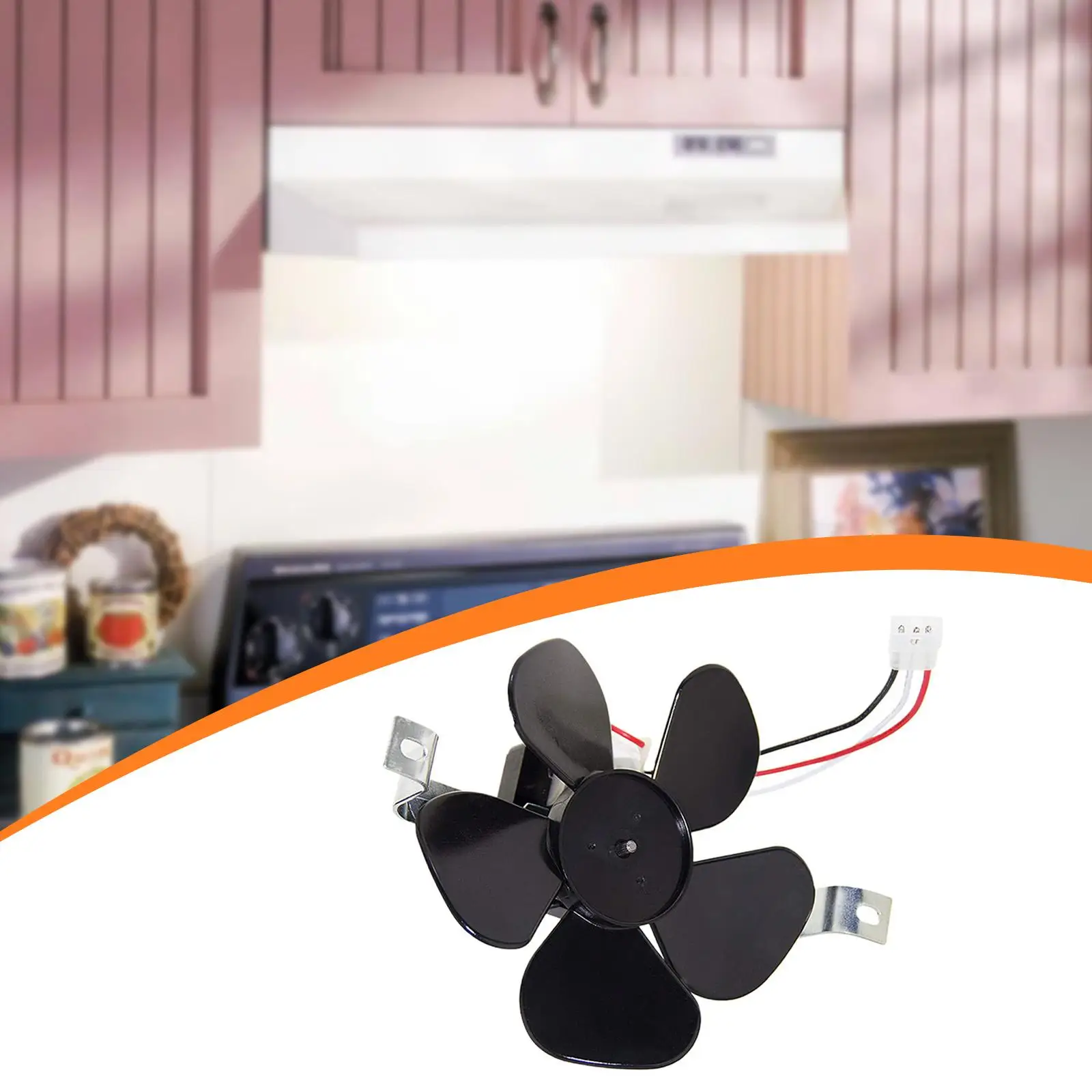 

Range Hood Fan Motor S97012248 Cooker Hood Spare Parts Easy Installation Multifunction Exhaust Fan Replacement for F402401