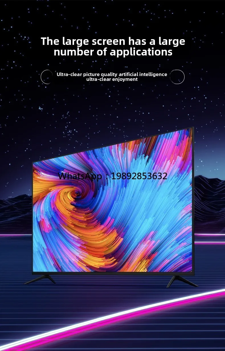 تلفزيون 8K Ultra HD Home LCD 100 بوصة 50/55/65/75/85 شبكة ذكية 300 بوصة شاشة كبيرة