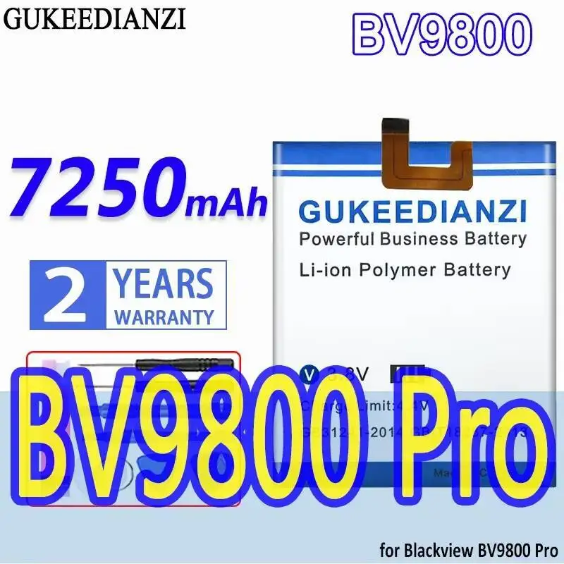 

Long Lasting Premium Replacement Mobile Phone Battery 7250Mah For Blackview BV9800 Pro