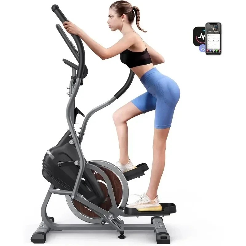 Elliptical Machines for Home, 3 in 1 Cardio Climber Stepping Elliptical Machine Exercise Machine Stair Stepper Trainer