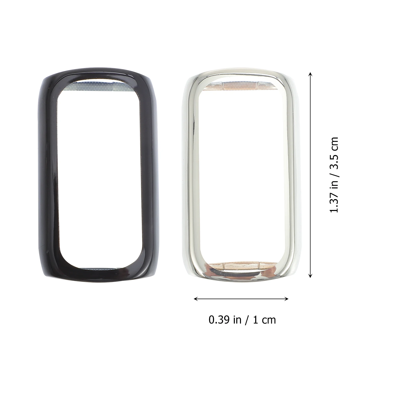 

2pcs Smart Watches Soft TPU Protective Case Watch Screen Protector Cover Ultra Thin Precise Cut Easy Install for Smartwatches