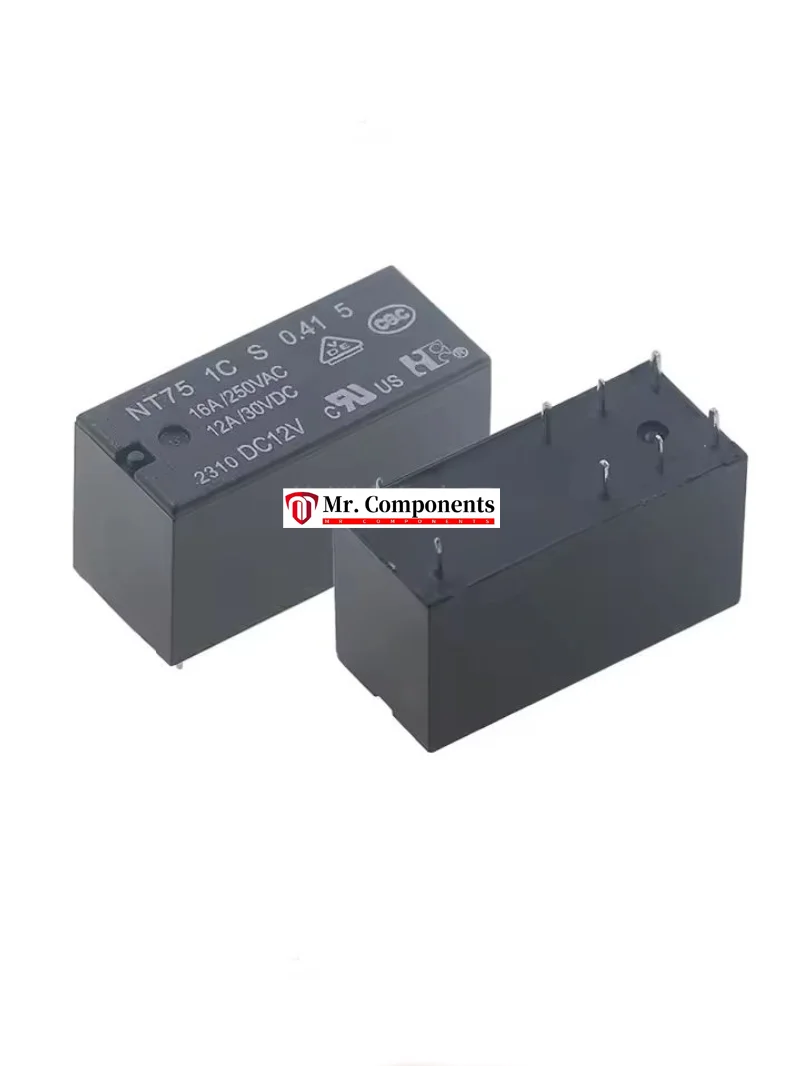 5PCS Relay NT75 1C S 0.41 5 DC12V/24V 12V 24V 012 1ZS3 8-pin In stock