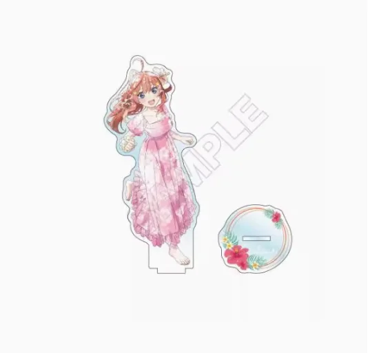 Figurine de Dessin Animé The Trafagbeam Essential Dragame Uplets, Nakano Ichika, Support, Modèle en Acrylique, Plaque, Collection Cosplay, Décor de Bureau