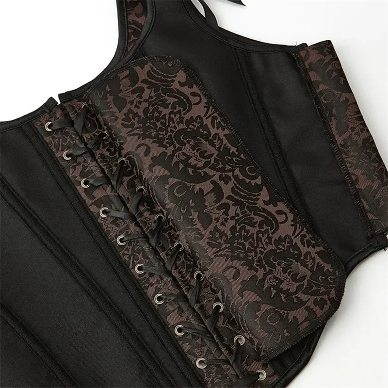 Corset Top Vest Hot Shaper Corsets Bustiers Burlesque Lingerie Overbust Corset Gothic Clothing Corsage Medieval Ladies