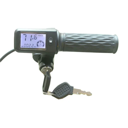 Imagen 2 del producto 24V 36V 48V 60V 72V bicicleta eléctrica Scooter acelerador pantalla LCD muestra velocidad y kilometraje y energía de la batería