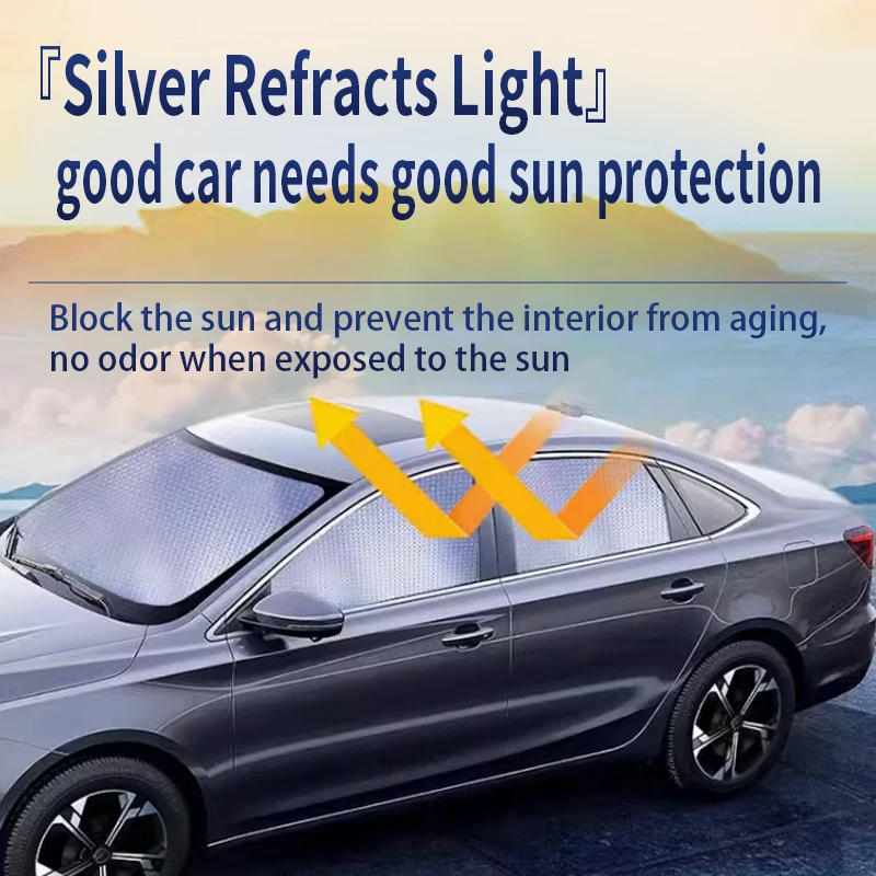 Auto Part For BYD Yuan Up 2024 2025 Car Sunroof Sunshade Suitable 2X Windows Heat Insulation Sun Protection Cooling Accessories