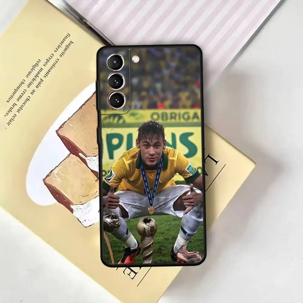Funda de teléfono Football For N-NeYmAr para Samsung GalaxyA13,21s,22,31,32,52,53,71,72,73, funda negra suave