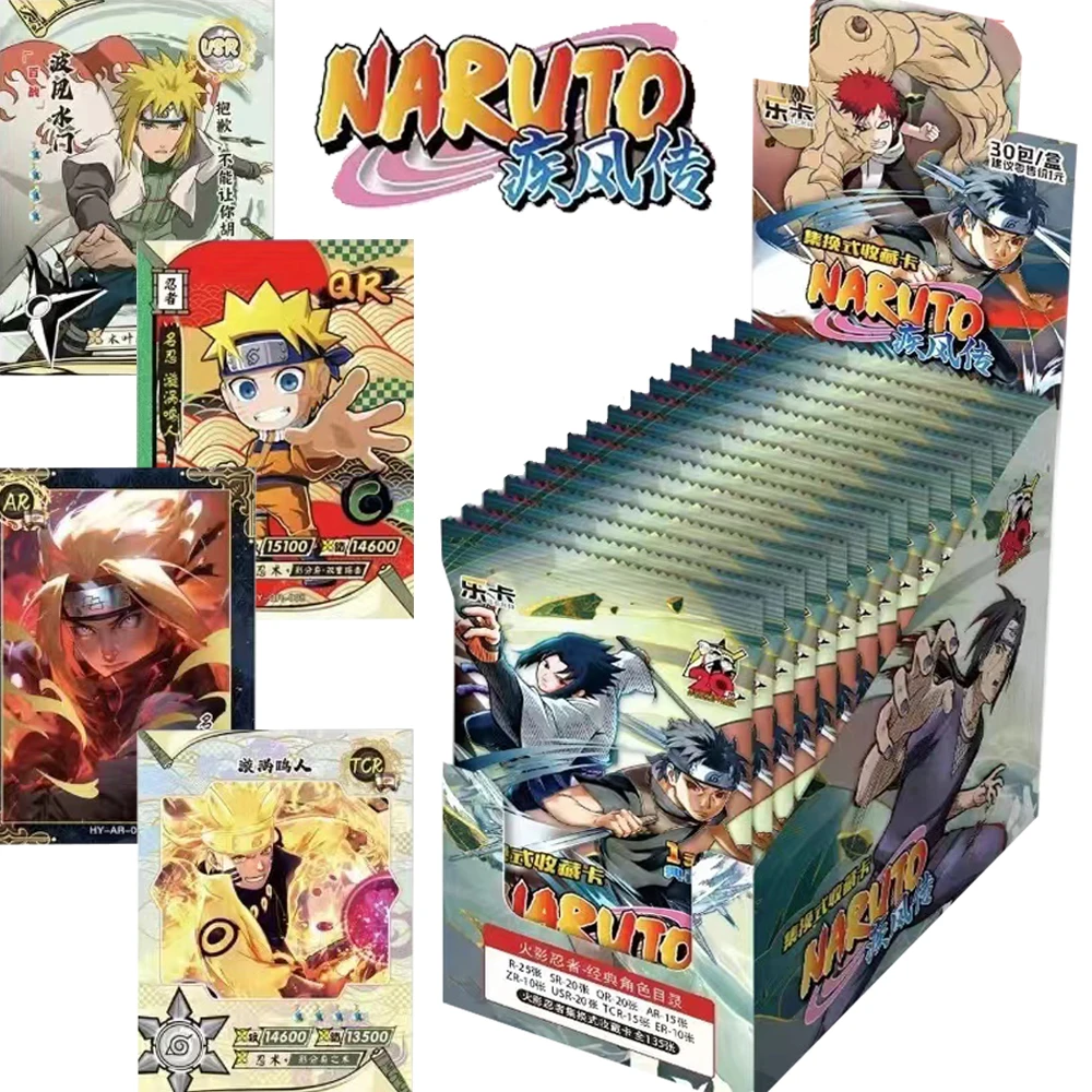 

Wholesale Naruto Card Shippūden Series Collection Action Adventure Anime Highly Popular Characters QR USR Card Children Toy Gift