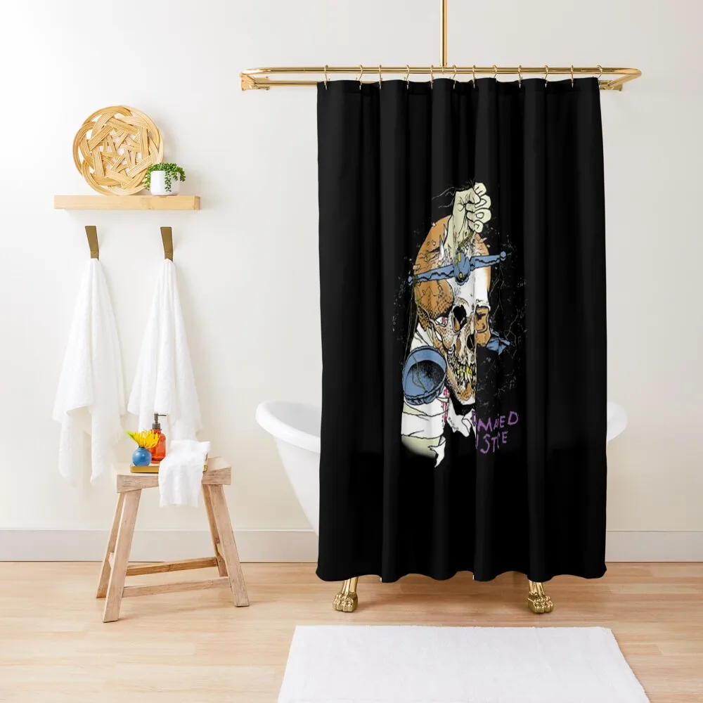 

Damage justice Shower Curtain Shower For Bathroom Anime Shower Set Cover Curtain