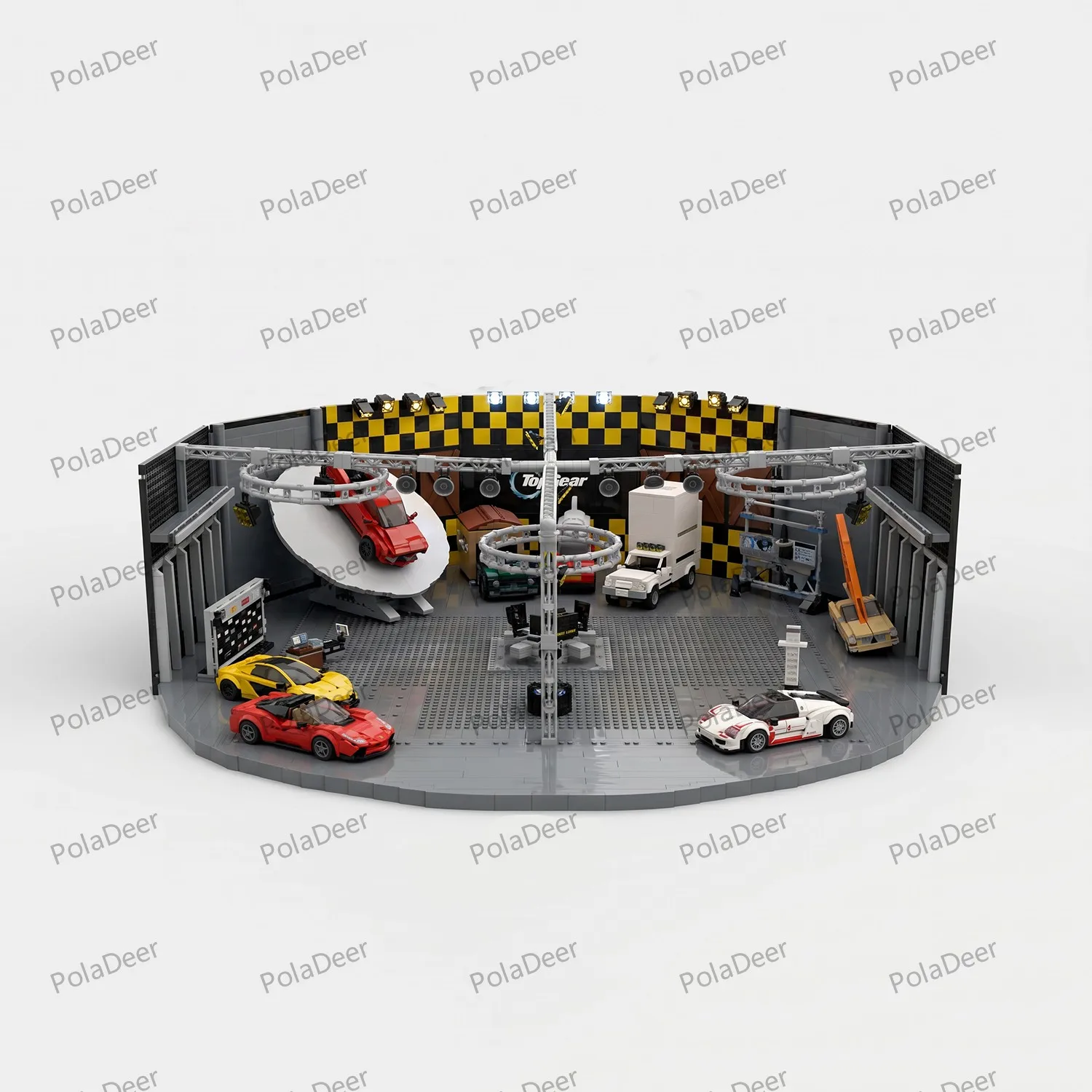 

90 cm long studio diorama MOC 5362PCS DIY Building Blocks Enthusiast assembly Model toy brick Children birthday gift