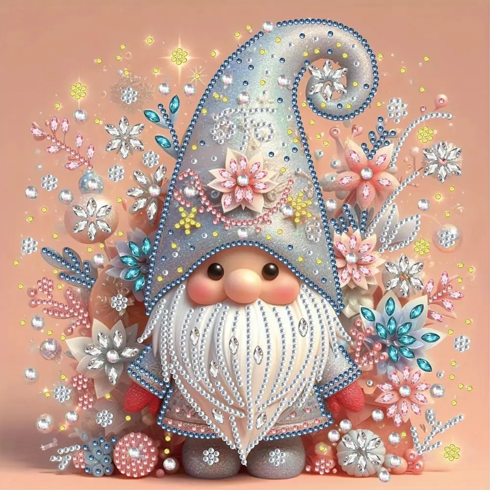 

RUOPOTY 5D DIY Alien Diamond Painting Special Silver Dwarf Diamond Handmade Gift Bedroom Decoration Wall Decoration Painting