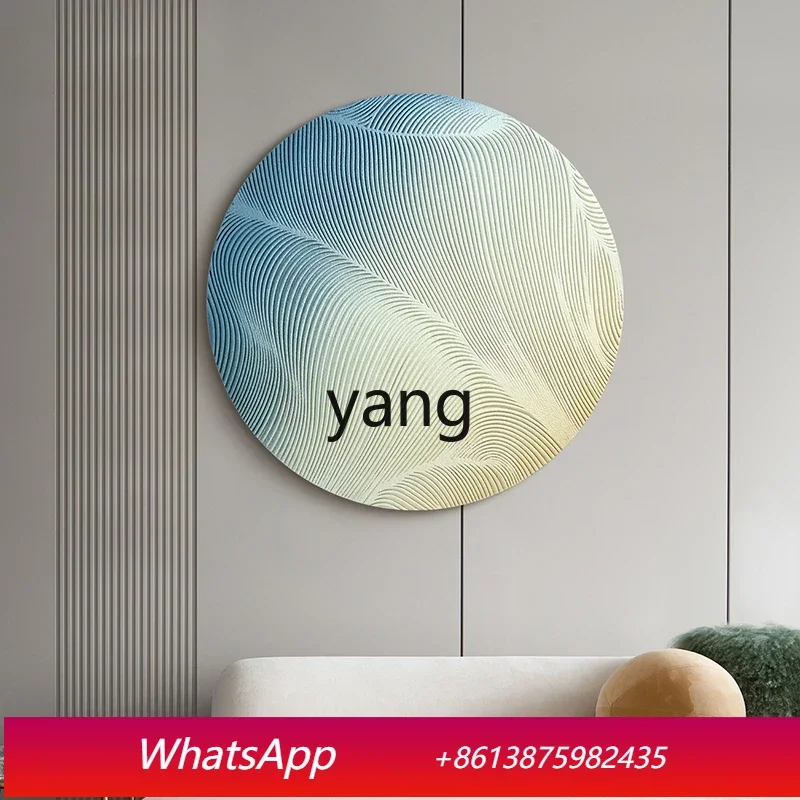 

Современная простая декоративная картина для гостиной, круглая картина для прихожей, столовой, спальни, настенное украшение.