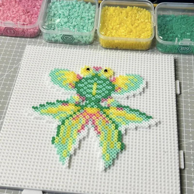 3000Pcs 2.6mm Hama Perler Fuse Beads Refill - Durable DIY Craft Beads for Kids’ Fun Easy Parent-Child Handmade Activities