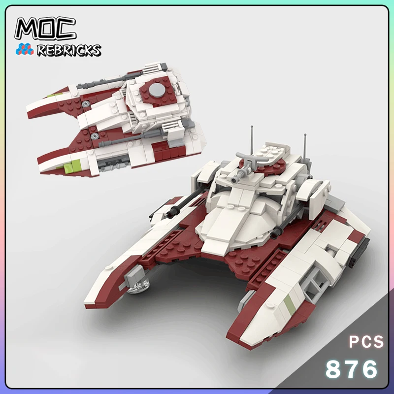 

Строительные блоки MOC, клонические войны, Республика, истребитель, модель танка, сделай сам, оригинальные кирпичи, головоломки для мальчиков, игрушки, праздничные подарки