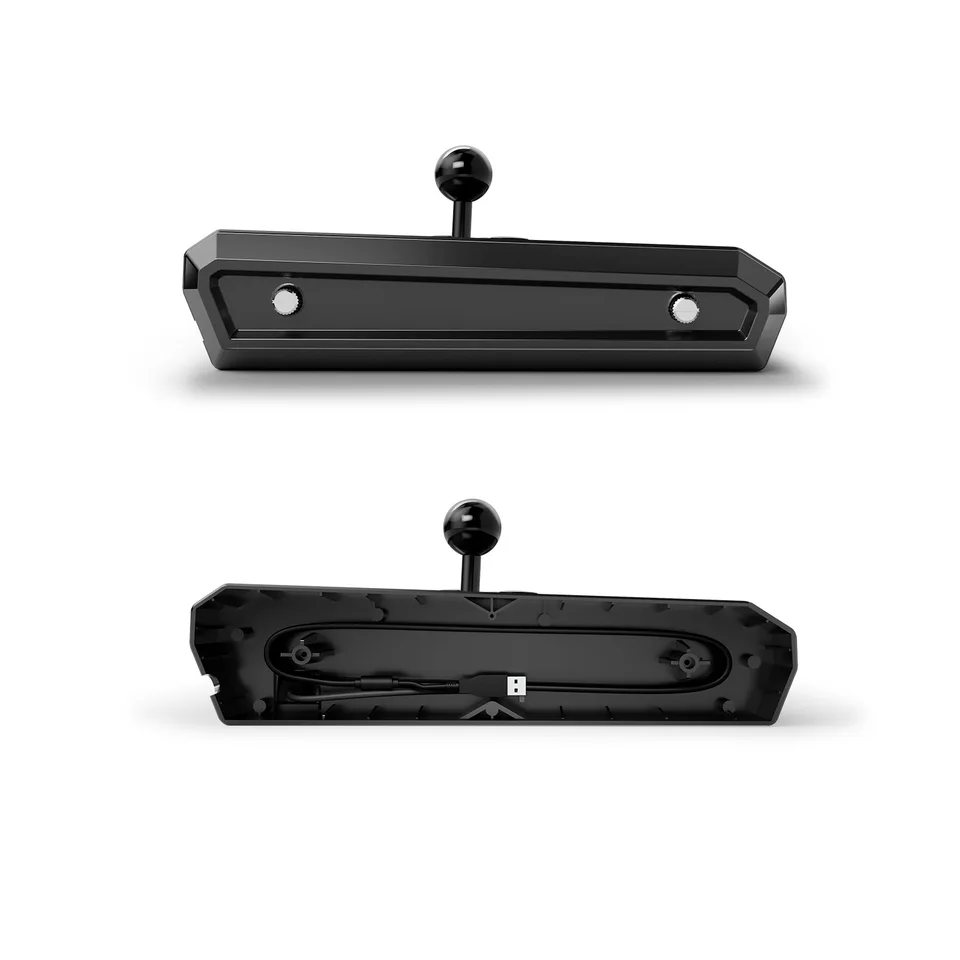 Qanba-PC,ゲームコントローラー,ps4,ps5,q7,2用の戦闘用の黒曜石
