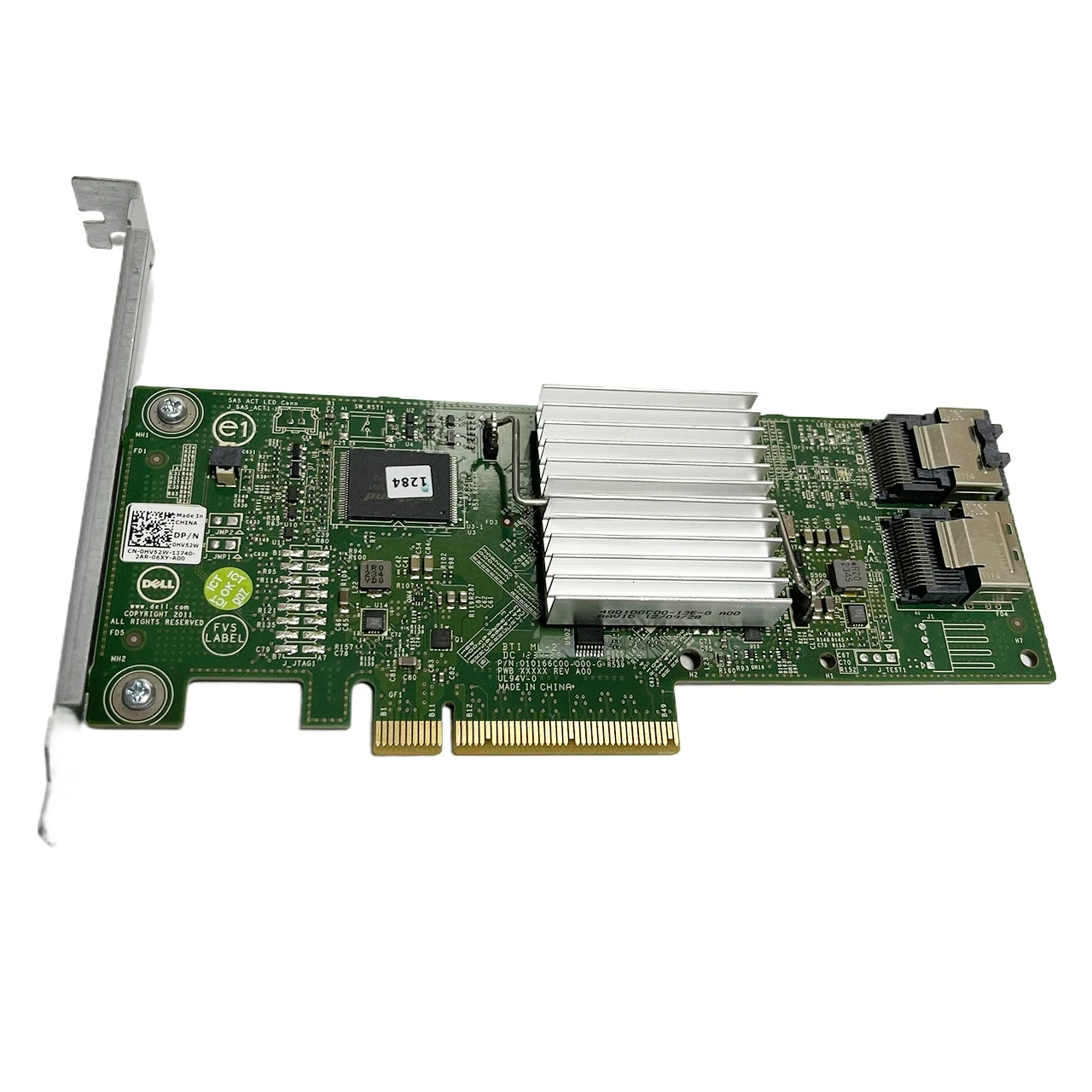 For DELL H310 Array Card SAS HV52W Pass-through Card SAS2008-IT Mode Supports 16TB Hard Drive