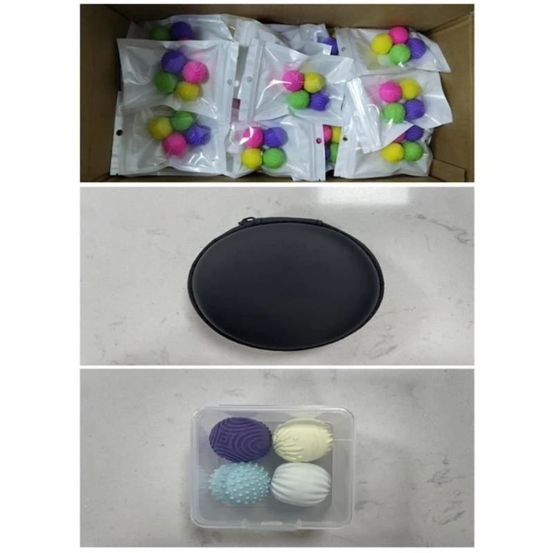 

Пакет из 4 магнитных шариков Силиконовый сенсорная тактичная игрушка для релаксации для рук взрослые дети.