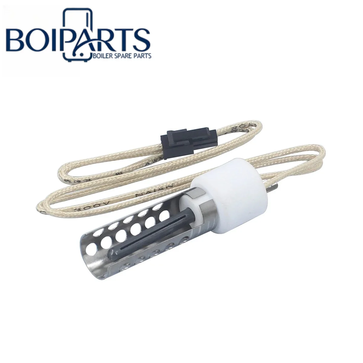Gas Furnace Hot Surface Igniter Ceramic Ignition Element with Braided Cable Replacement  Pare for Buderus 07099006 Bosch 7099006