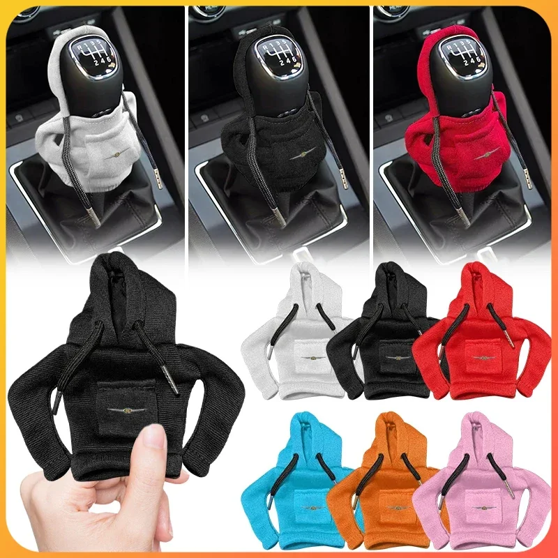

Universal Gear Shift Mini Hoodie Cover Shift Cover Gear Handle Decoration For Chrysler 300c Voyager Town Country Grand Voyager