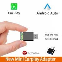 2 In1 Wired Carplay Box Wireless Carplay&Android For Car Radio Auto AI Box Wired To Wireless Carpay Mini Adapter Bluetooth