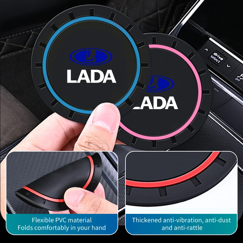 

Silicone Cup Holder Coaster Anti-Slip Good quality is trustworthy For Lada Vesta Niva Samara Kalina Largus Priora Xray Granta