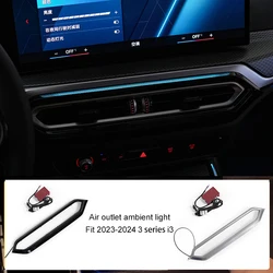 Original Car Synchronous Ambient Light LED Air Outlet Frame For BMW 3 series G20 G28 4 series G22 G23 i3 i4 G26 Car Accessories
