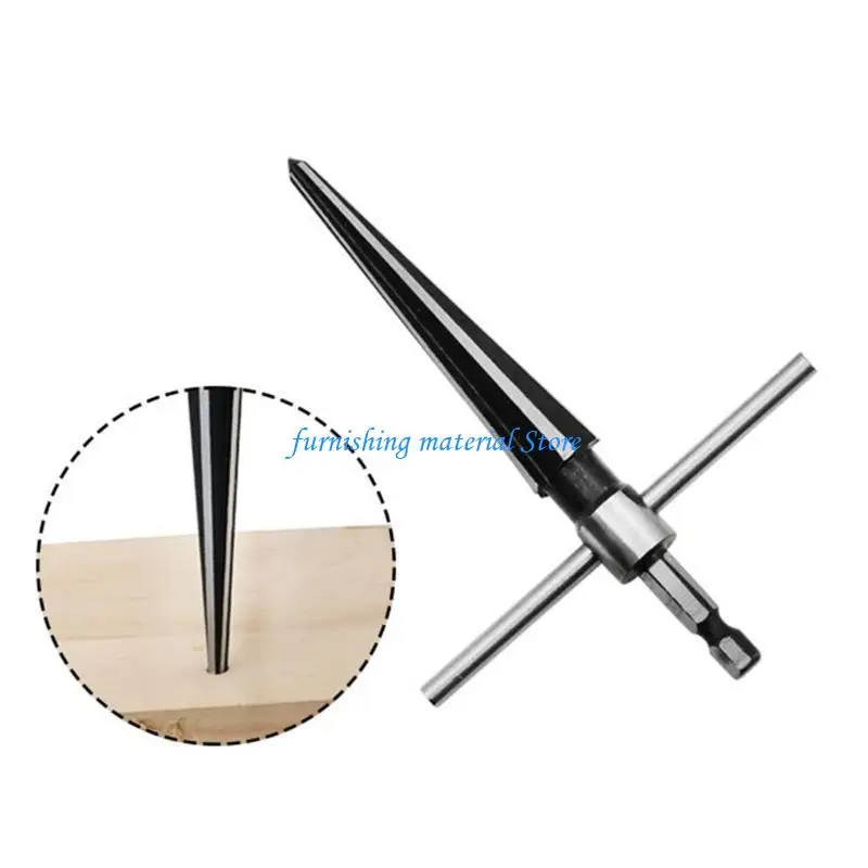 

Y5GD T-Handle Taper Reamer Detachable Tapered Reaming Tool Precise Hole Enlargement