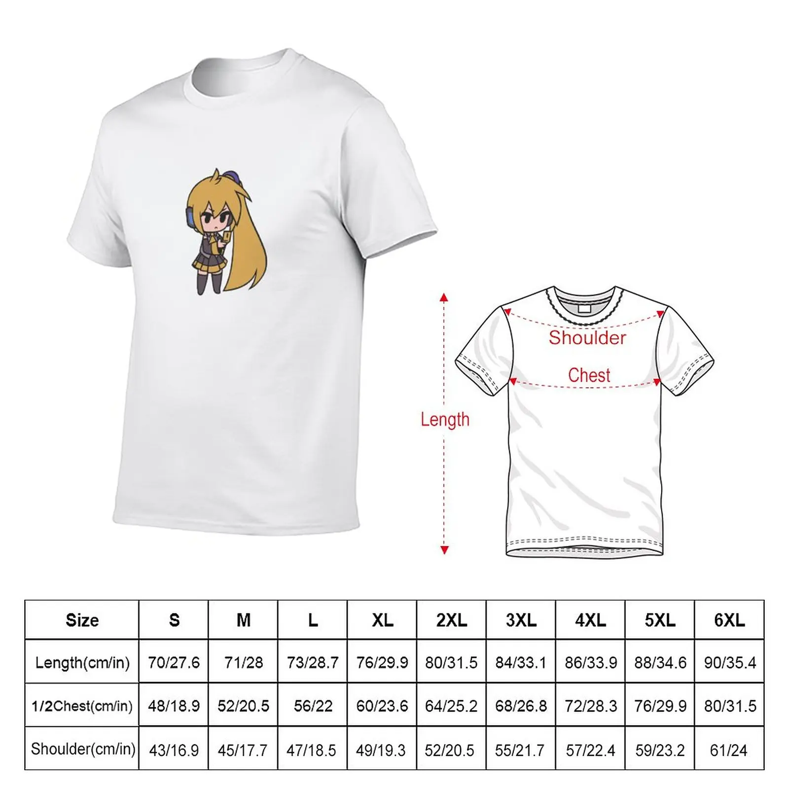 New Akita Neru Vocaloid Chibi T-Shirt korean fashion t shirt man t shirt for men