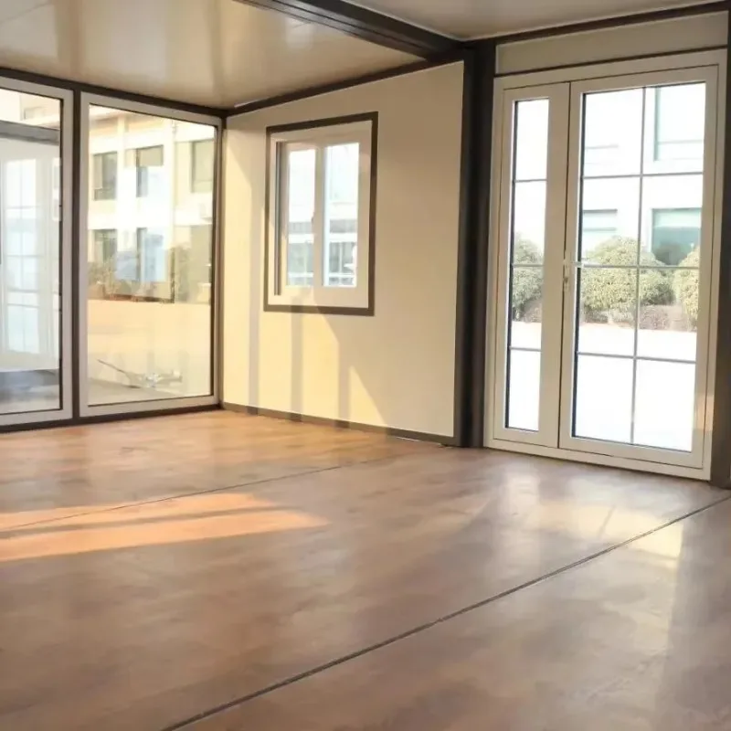 YG Customized 0206 Prefab Mobile Portable Home With Glass Walls