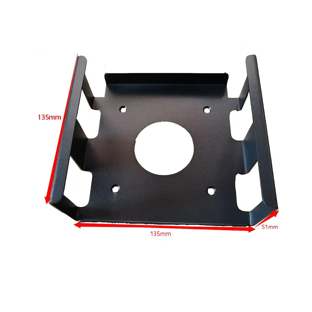 Under Desk Mountfor New For Apple M4 Mac Mini 2024 Monitor Holder Space-Saving Bracket Computer Heat Dissipation Stand Storage