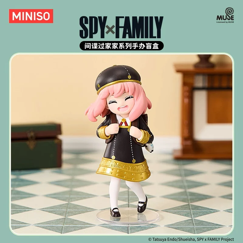 

Новая оригинальная серия Miniso Spy Family Anya Forger Surprise слепая коробка аниме периферийные устройства для настольного компьютера украшение хоста подарок
