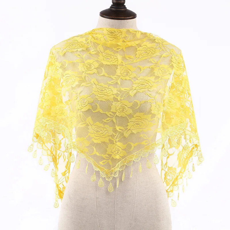 

Новая летняя шаль с бахромой, женский шарф, женские шали с кисточками, шарфы, шелковый хиджаб, женский цветочный кружевной кулон, шарф, накидка