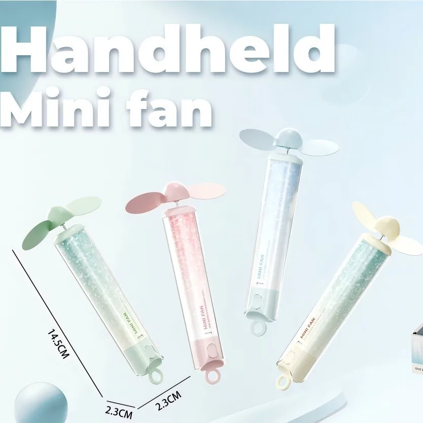 

Mini bamboo dragonfly handheld mini fan 3-speed lightweight portable usb charging summer outdoor small fan Type-C charging